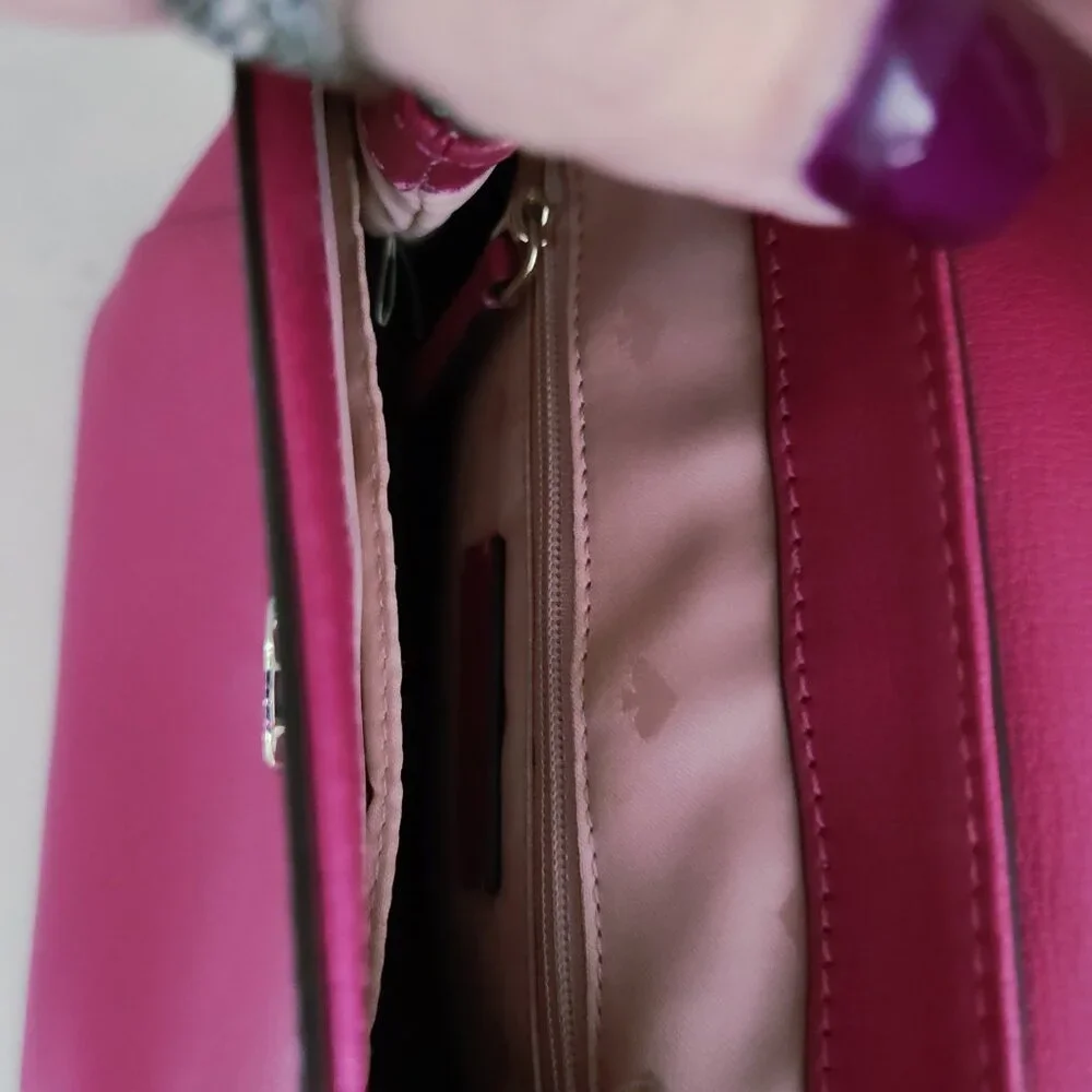 Like New Kate Spade Adel Flap Pink Leather Backpack